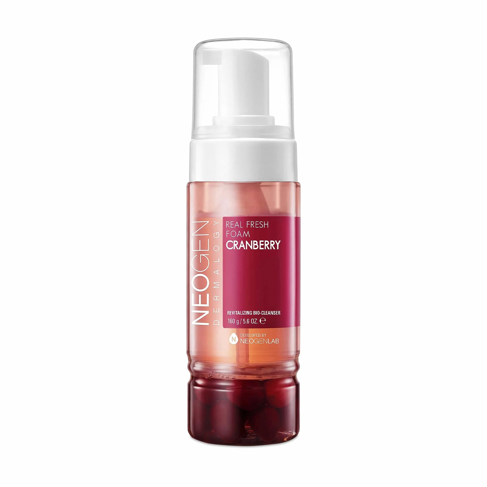 Пінка для вмивання Neogen Dermalogy Real Fresh Foam Cranberry, 160 г